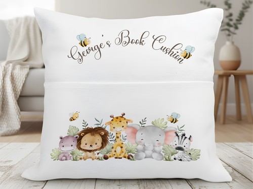 Personalised kids book - personalised, cushion