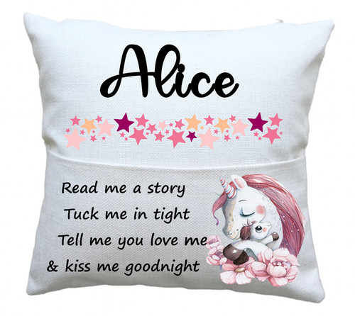 Personalised unicorn pocket - unicorn,