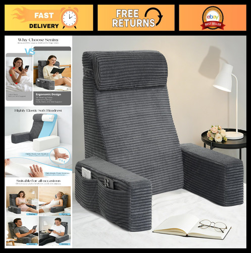 Cozy reading pillow - bed,