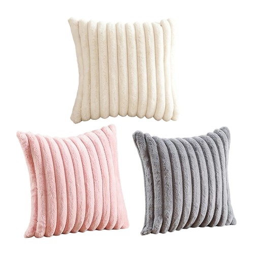 Soft ribbed pillow cover x - cover,