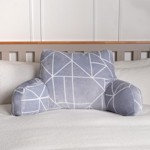 Geometric reading cushion bed - cushion,