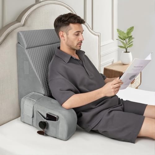 Reading pillow with armrests - reading,