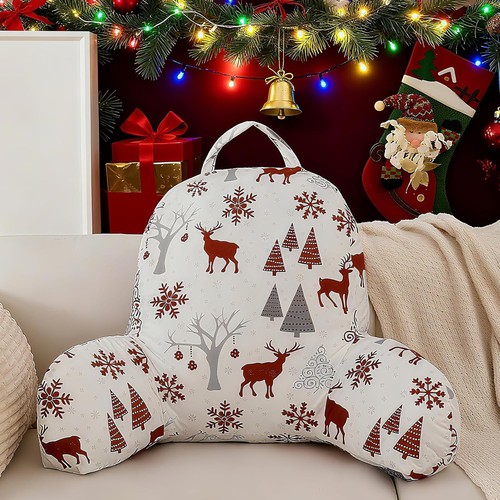 Winter reading pillow - pillow, with